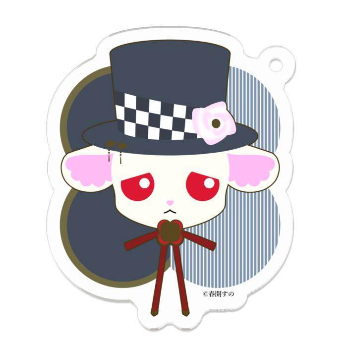 アクリルキーホルダー - 50 x 50 (mm)