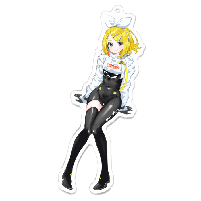 アクリルキーホルダー（コーティング） - 100 x 100 (mm)