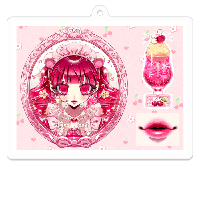 アクリルキーホルダー - 70 x 70 (mm)