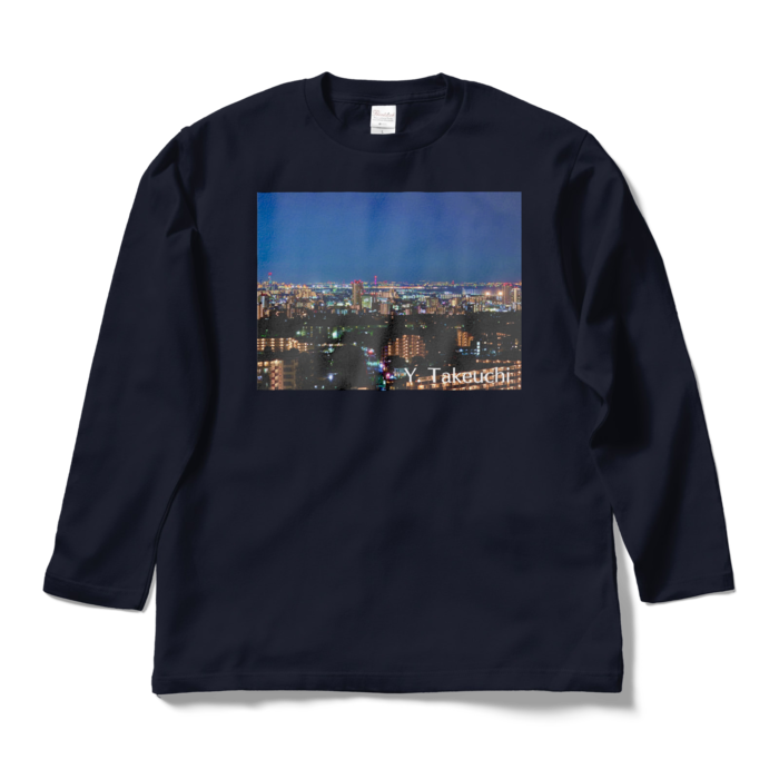 ロングスリーブTシャツ - L - ネイビー