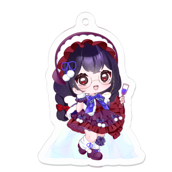 アクリルキーホルダー - 50 x 50 (mm)