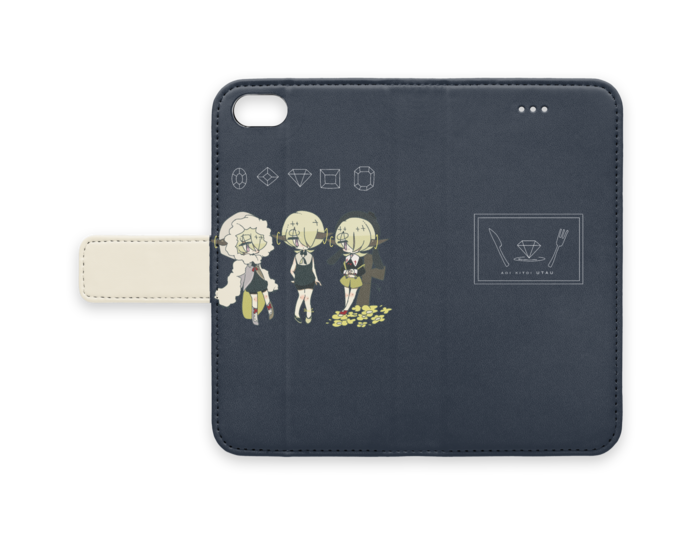 手帳型iPhoneケース - iPhone7 - ストラップ穴 なし