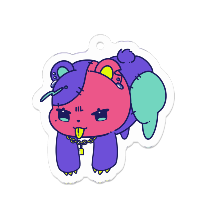 アクリルキーホルダー - 50 x 50 (mm)