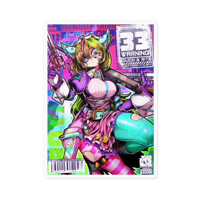 ステッカー - 100 x 100 (mm)