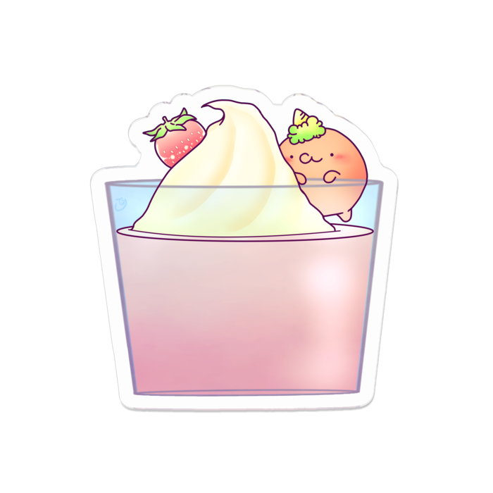 アクリルバッジ - 50 x 50 (mm)