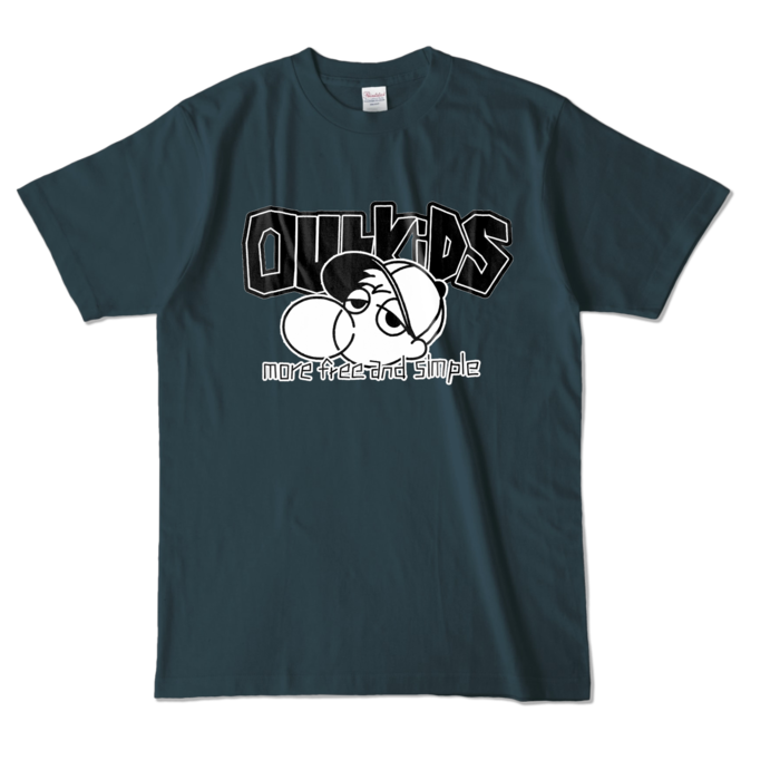 カラーTシャツ - L - デニム (濃色)