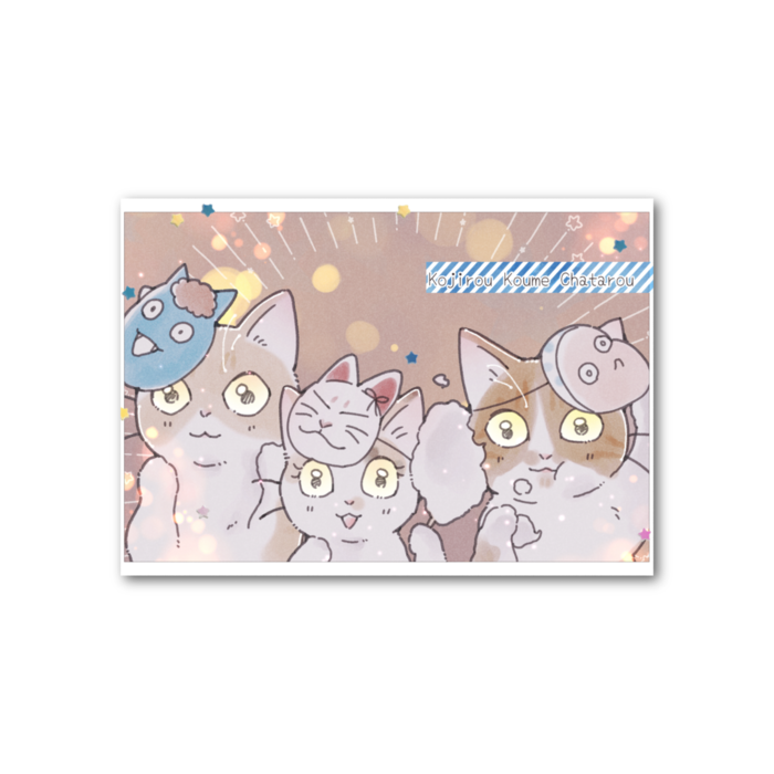 フォト風カード - 横 - 両面