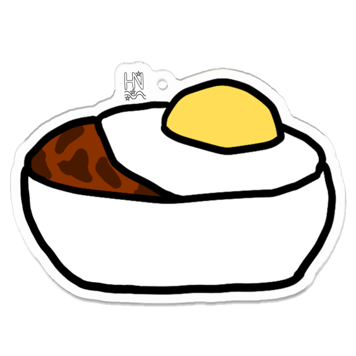 アクリルキーホルダー（コーティング） - 70 x 70 (mm)