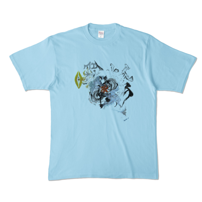 カラーTシャツ - XL - ライトブルー (淡色)