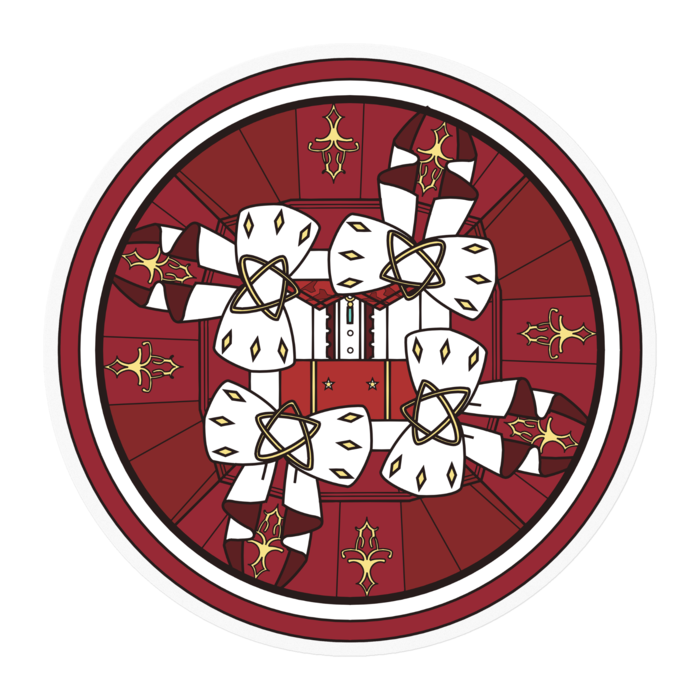 ステッカー - 100 x 100 (mm)