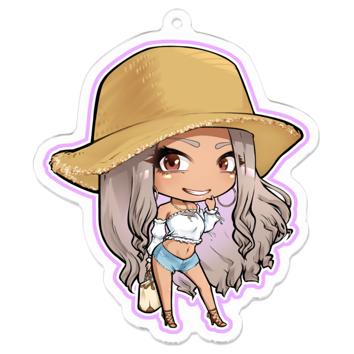 アクリルキーホルダー - 70 x 70 (mm)