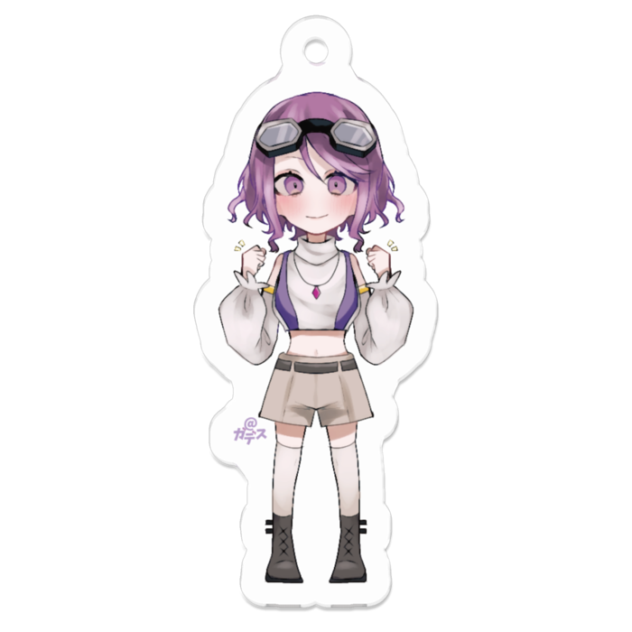 アクリルキーホルダー - 50 x 50 (mm)