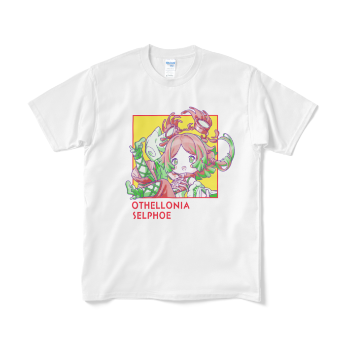 ちびキャラ「審判セルフィ」デザインTシャツ（M/ホワイト）