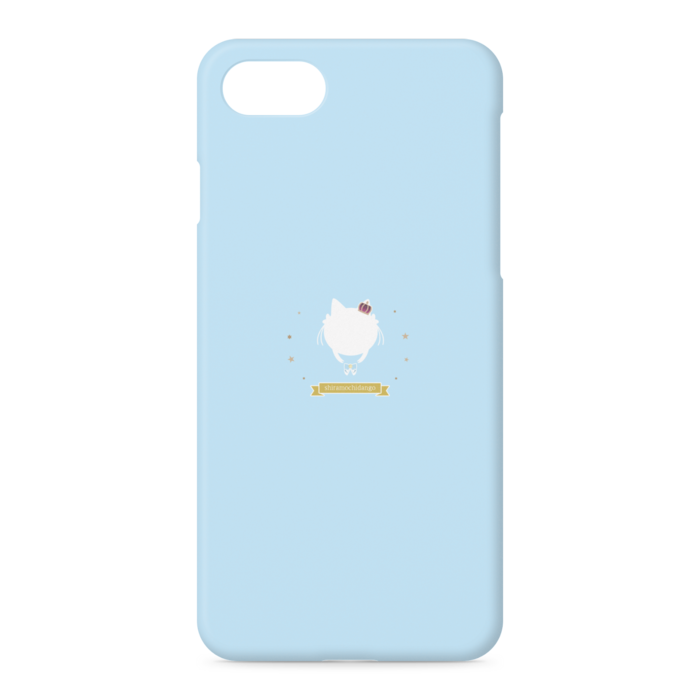 【水色×ロゴモチーフ】iPhone 7 / 8 / SE2 / SE3 - 側面あり