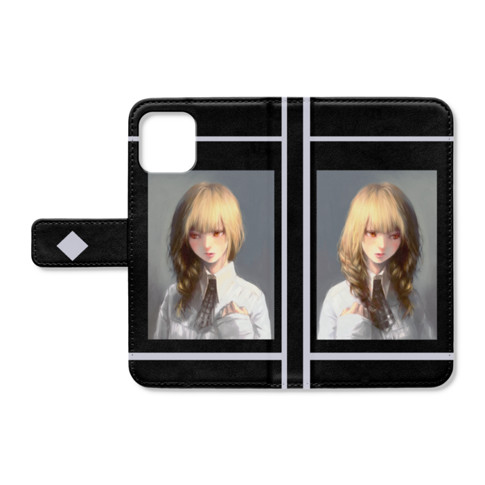 手帳型iPhoneケース - iPhone11Pro - ストラップ穴 なし