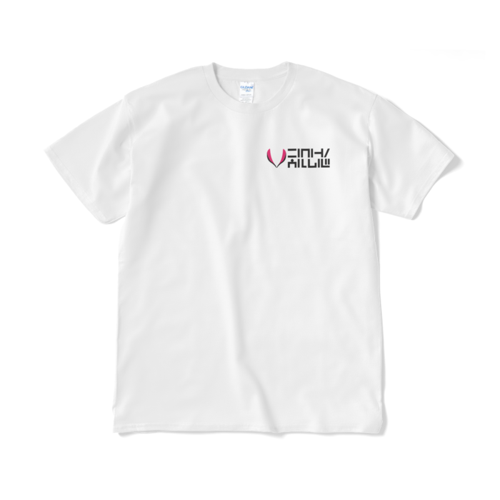 Tシャツ（短納期）ホワイト - XL - 紫×水柄