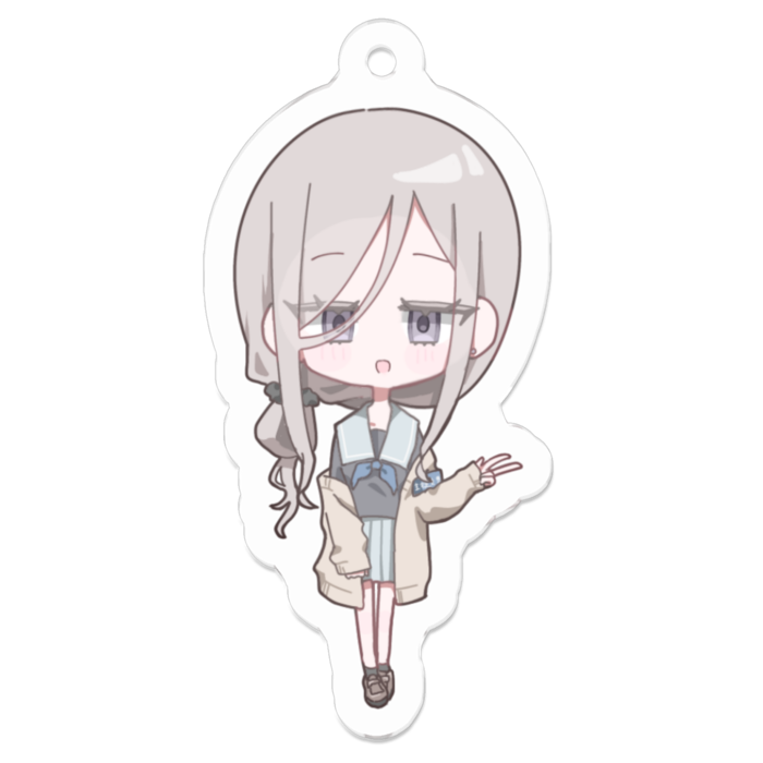 アクリルキーホルダー - 50 x 50 (mm)