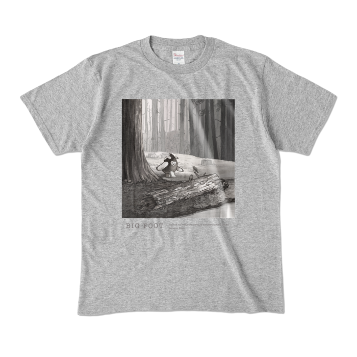 カラーTシャツ - M - 杢グレー (濃色)