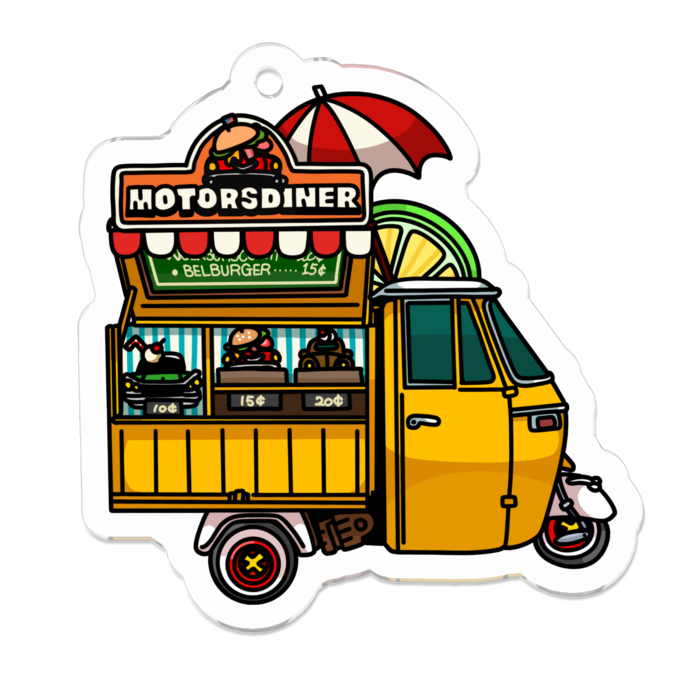 アクリルキーホルダー - 50 x 50 (mm)