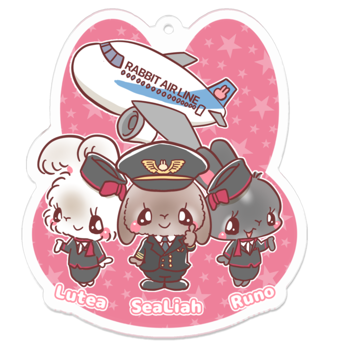 アクリルキーホルダー - 70 x 70 (mm)