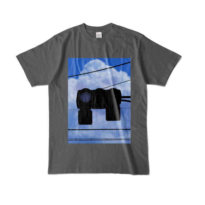 カラーTシャツ - L - チャコール (濃色)