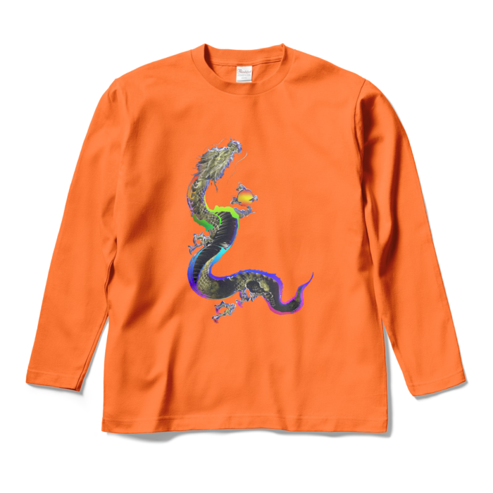 ロングスリーブTシャツ - M - オレンジ