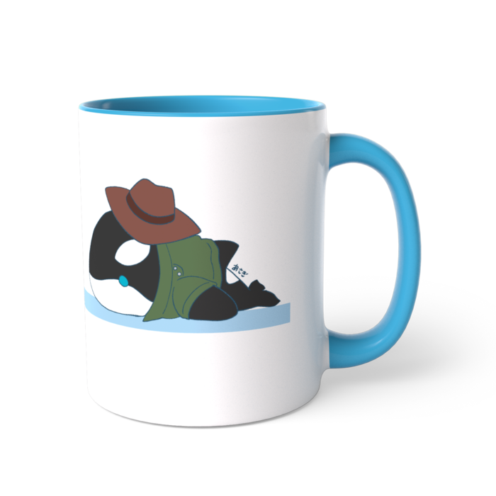 ツートンカラーマグカップ - 直径 8.2cm / 高さ 9.5cm