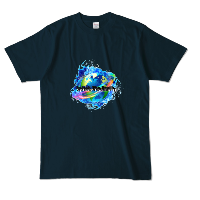 カラーTシャツ - L - ネイビー （濃色）