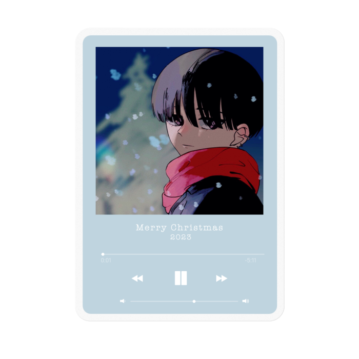 ステッカー - 100 x 100 (mm)