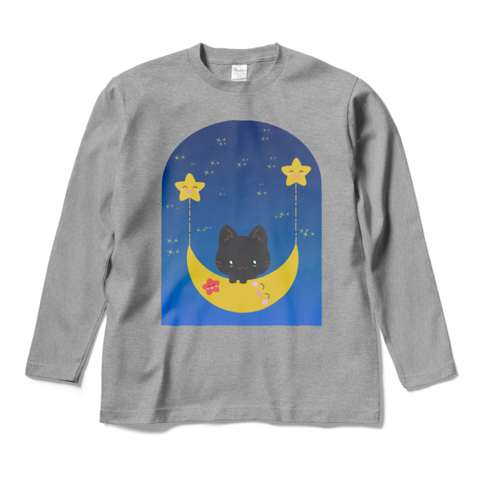 ロングスリーブTシャツ - M - 杢グレー