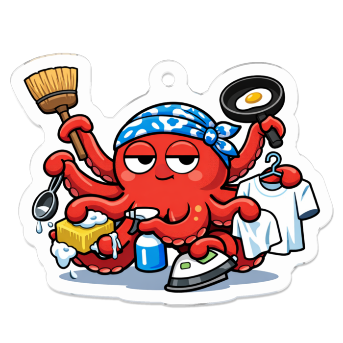 アクリルキーホルダー - 50 x 50 (mm)