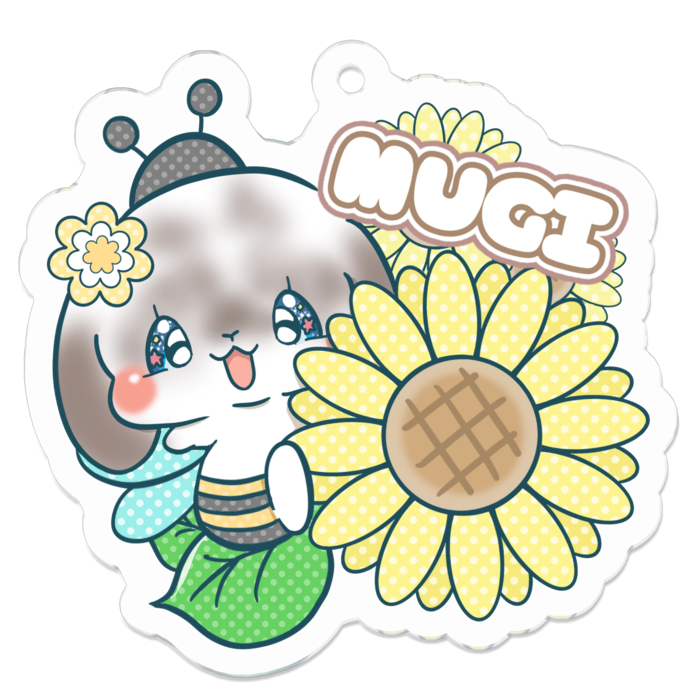 アクリルキーホルダー - 50 x 50 (mm)