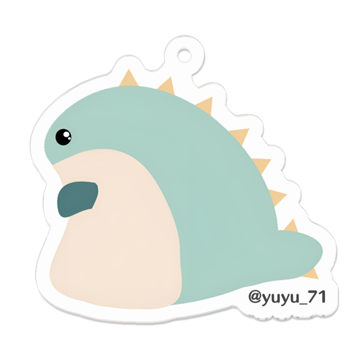 アクリルキーホルダー - 50 x 50 (mm)