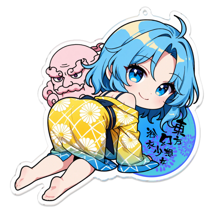 アクリルキーホルダー - 100 x 100 (mm)