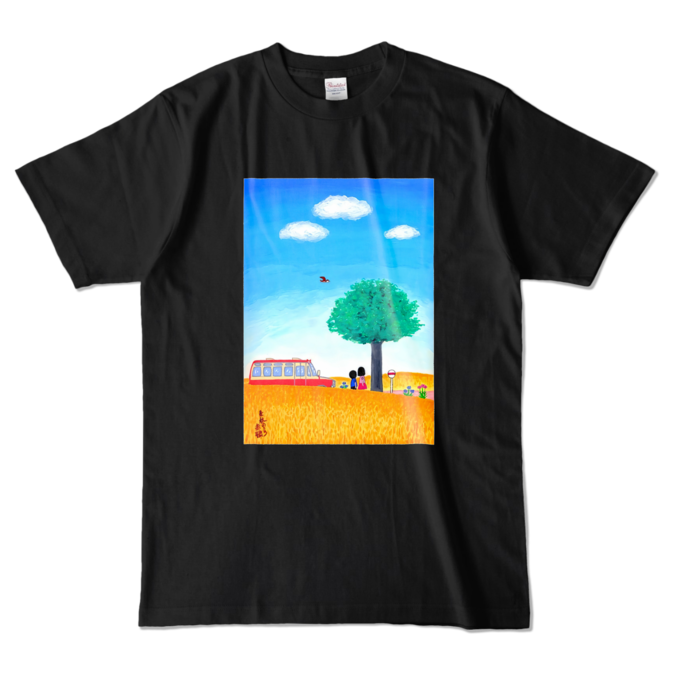 カラーTシャツ - L - ブラック (濃色)