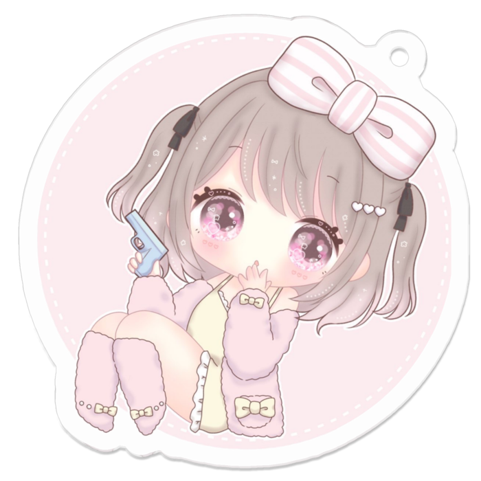 アクリルキーホルダー - 50 x 50 (mm)