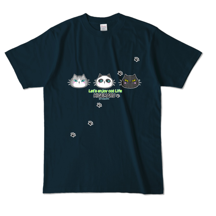 カラーTシャツ - L - ネイビー (濃色)