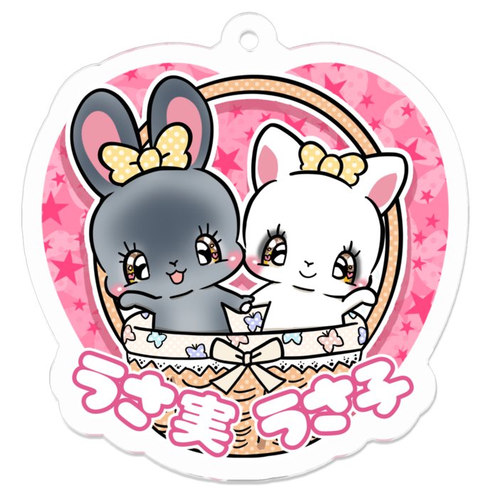 アクリルキーホルダー（コーティング） - 50 x 50 (mm)