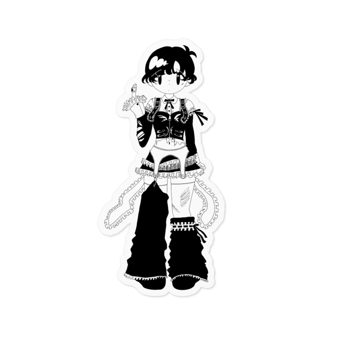 ステッカー - 100 x 100 (mm)