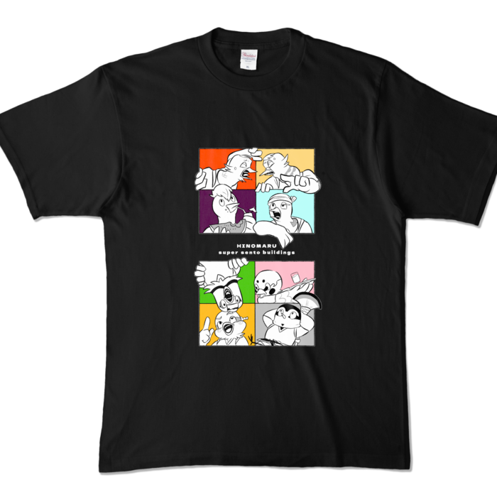 カラーTシャツ - XL - ブラック (濃色)