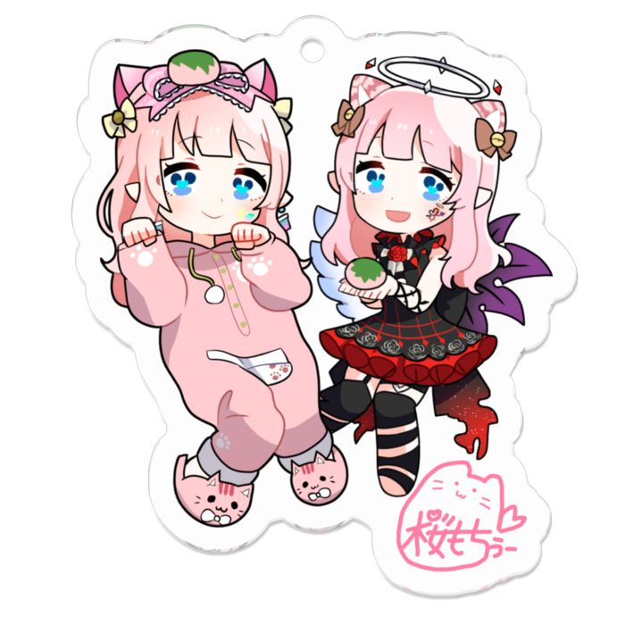 アクリルキーホルダー - 50 x 50 (mm)