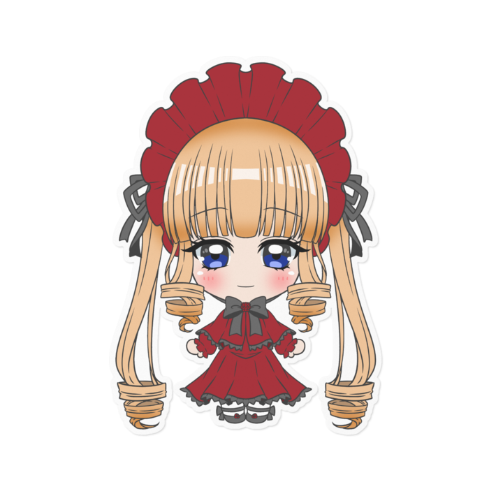 ステッカー - 160 x 160 (mm)ホワイト