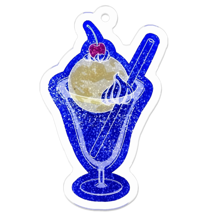 アクリルキーホルダー - 50 x 50 (mm)