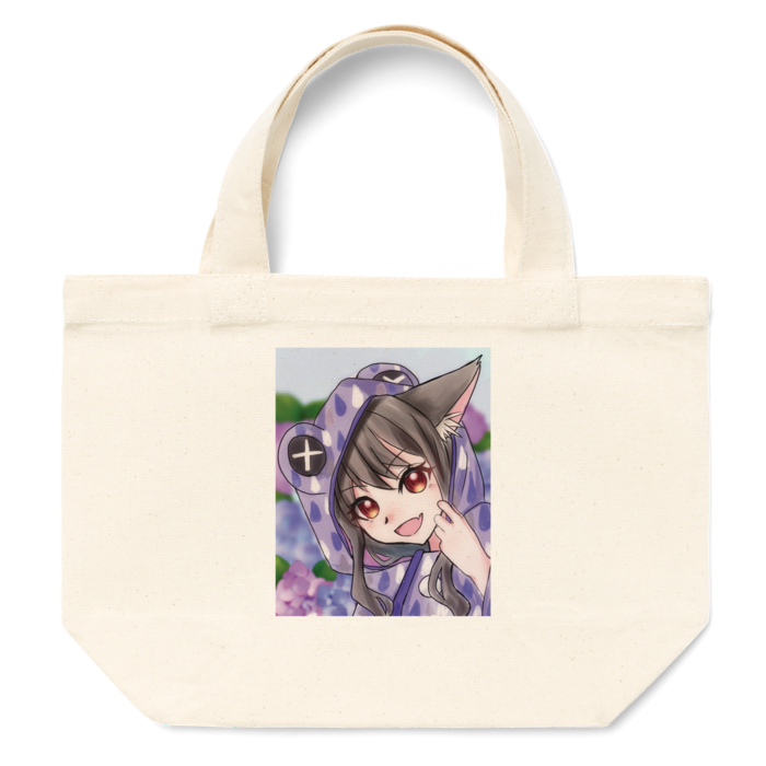 鈴屋狐トートバッグ - S - プリント面積小