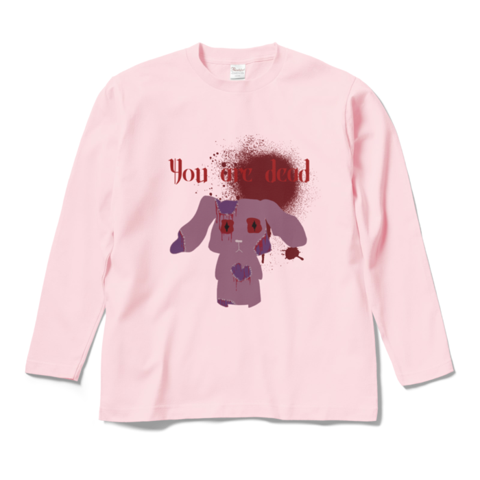 ロングスリーブTシャツ - M - ライトピンク