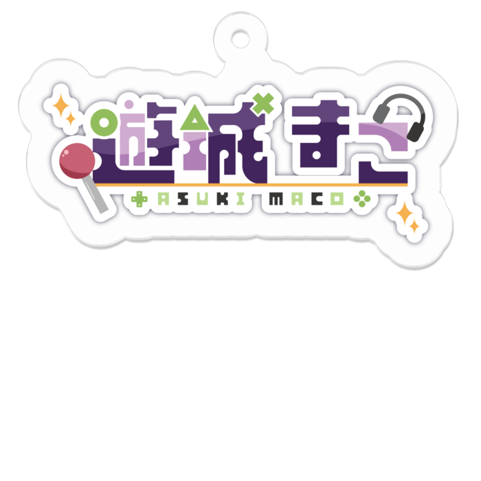 アクリルキーホルダー - 50 x 50 (mm)