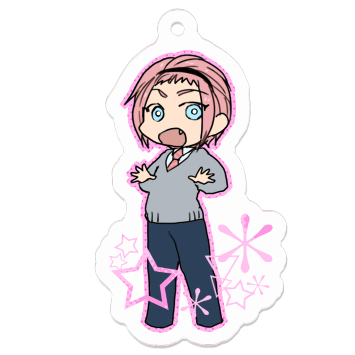 アクリルキーホルダー - 50 x 50 (mm)