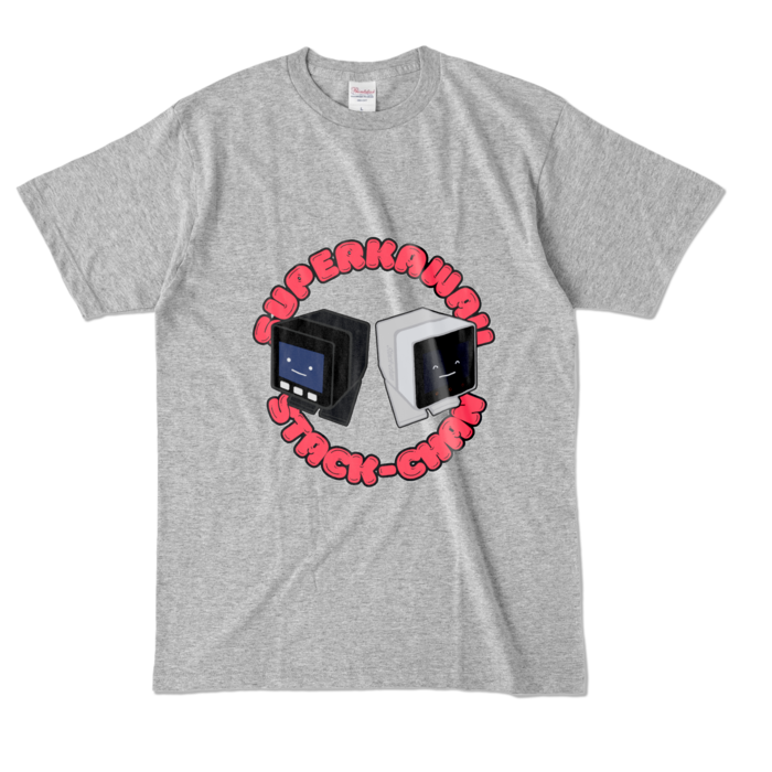 カラーTシャツ - L - 杢グレー (濃色)