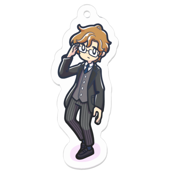 アクリルキーホルダー（コーティング） - 50 x 50 (mm)