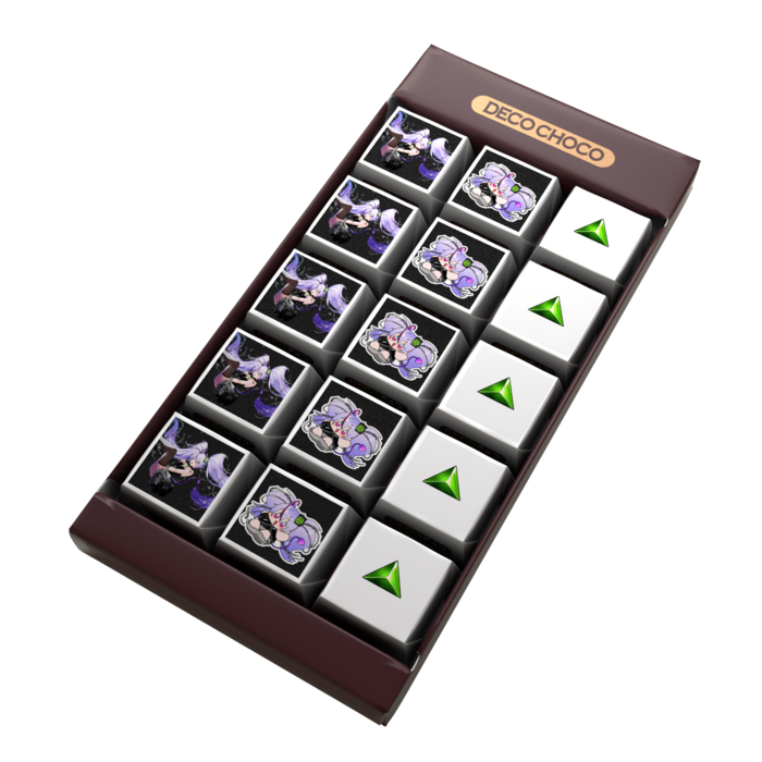 DECOチョコ - 列ごとにデザイン